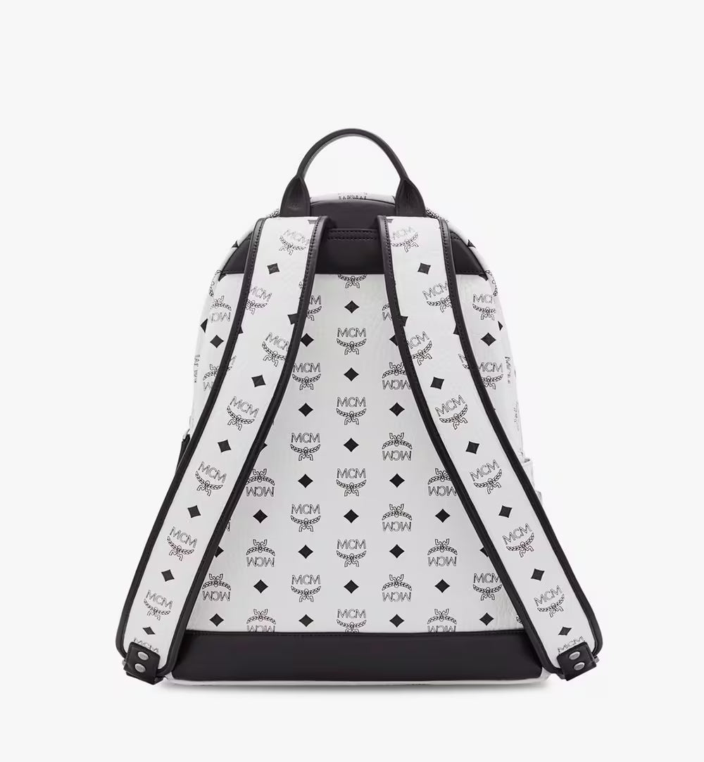 MCM MEDIUM STARK SIDE STUDS BACKPACK IN VISETOS