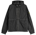 STONE ISLAND BLACK NYLON METAL WATRO-TC ECONYL 2-IN-1 JACKET