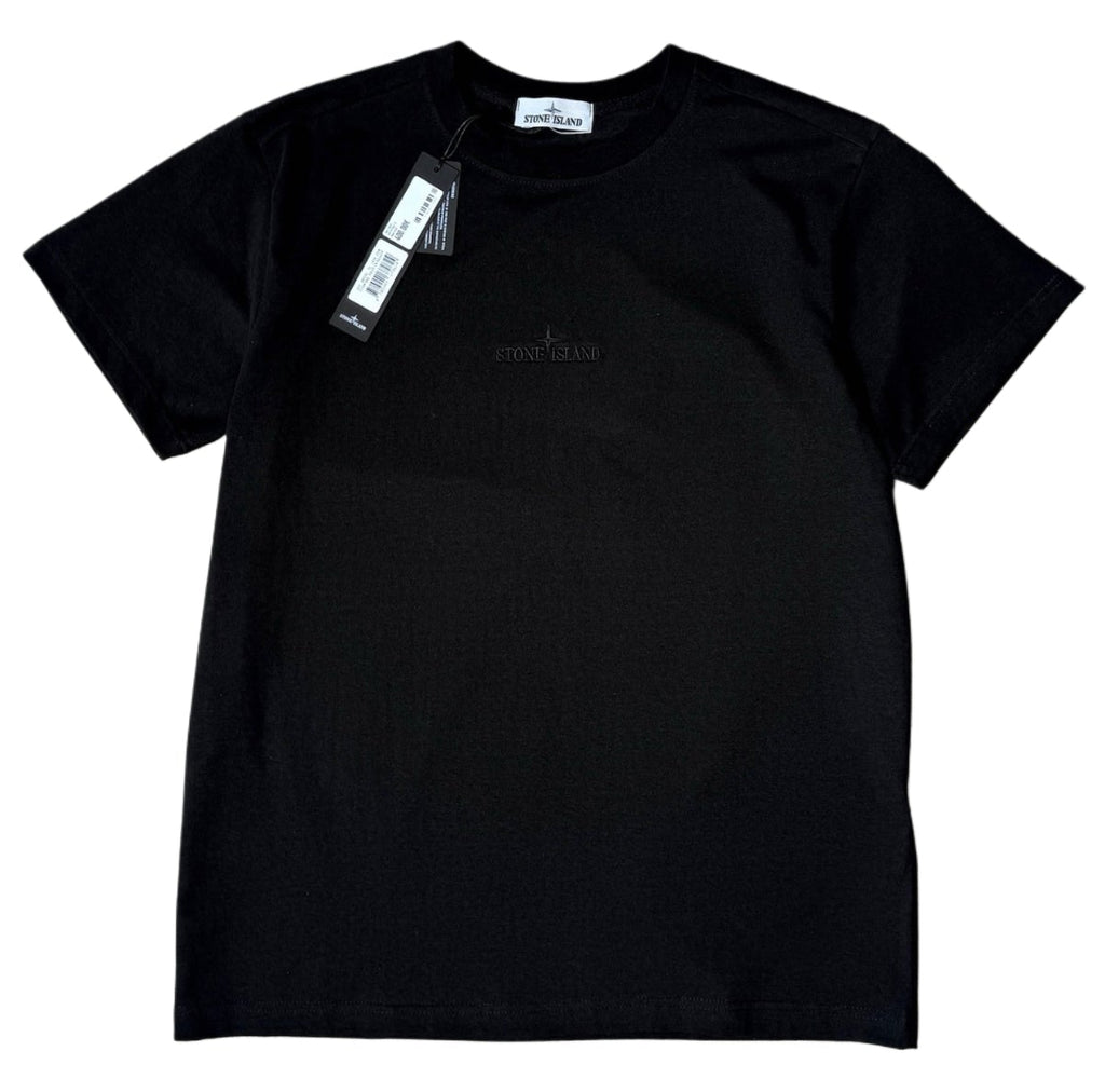 STONE ISLAND EMBROIDERED LOGO T-SHIRT