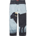 SUPREME/DAMIEN HIRST PAINTER JEAN