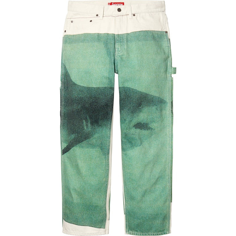 SUPREME/DAMIEN HIRST PAINTER JEAN