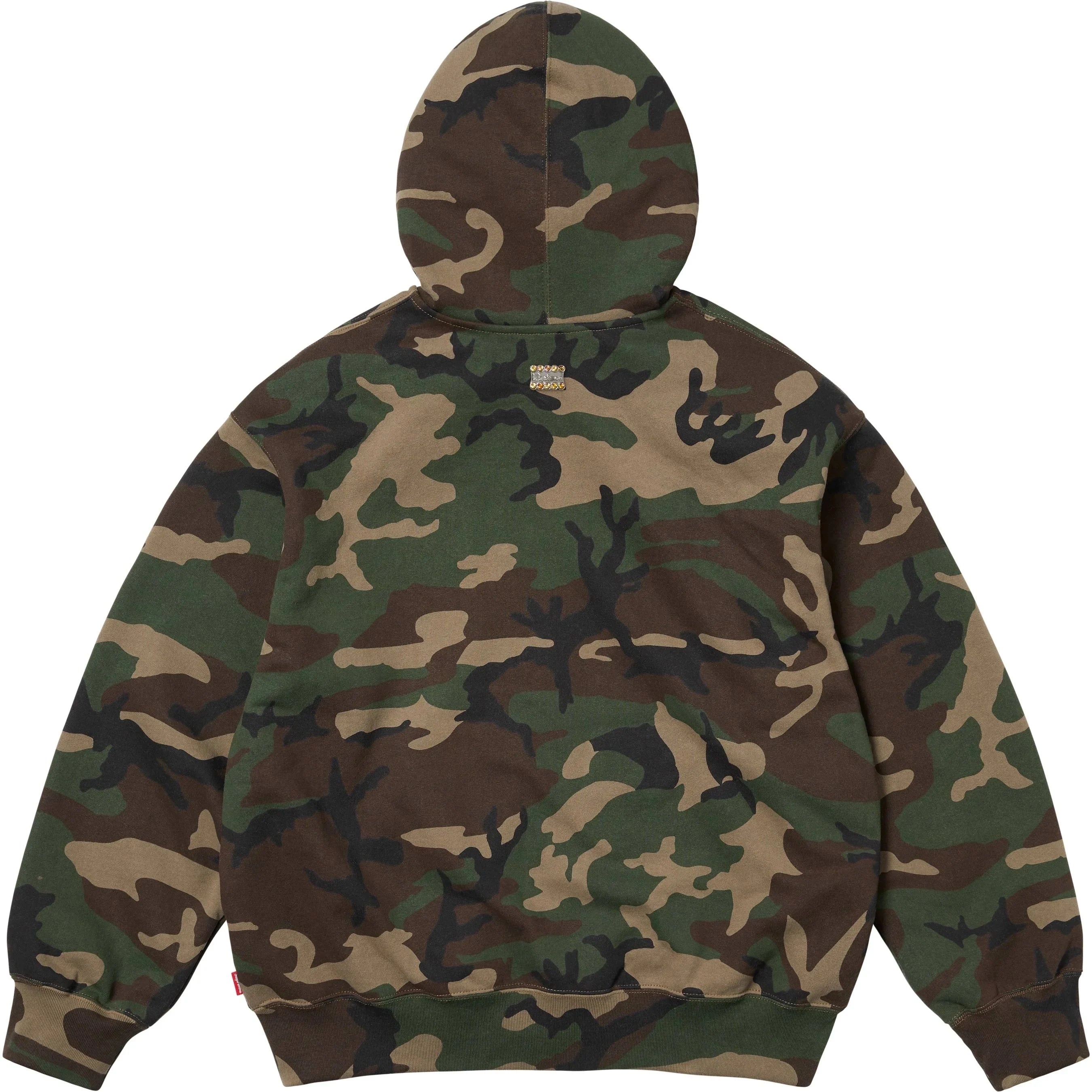 SUPREME®/B.B. SIMON® ZIP UP HOODED SWEATSHIRT