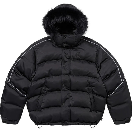 SUPREME X JORDAN PUFFER JACKET IN BLACK