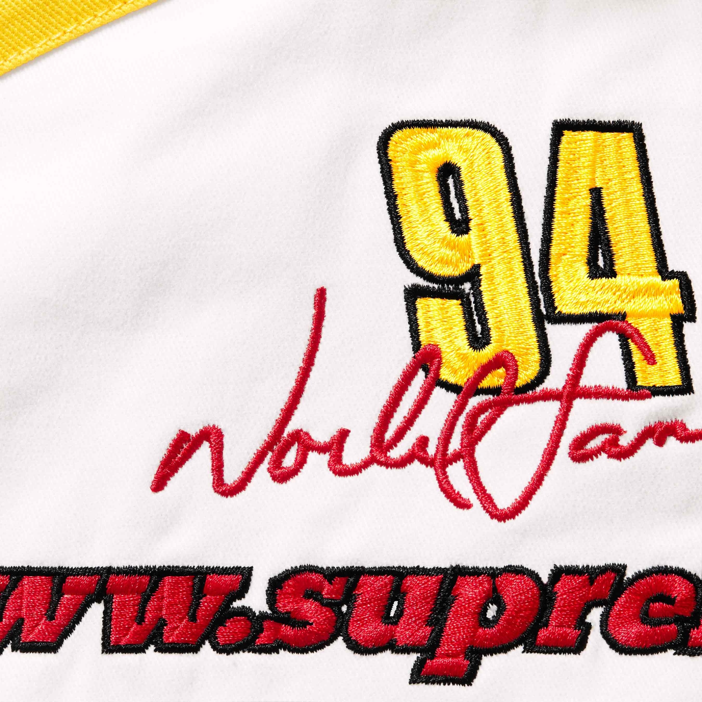 SUPREME SPONGEBOB SQUAREPANTS JEFF HAMILTON RACING JACKET