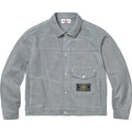 SUPREME®/STONE ISLAND® DENIM TRUCKER JACKET IN REFLECTIVE