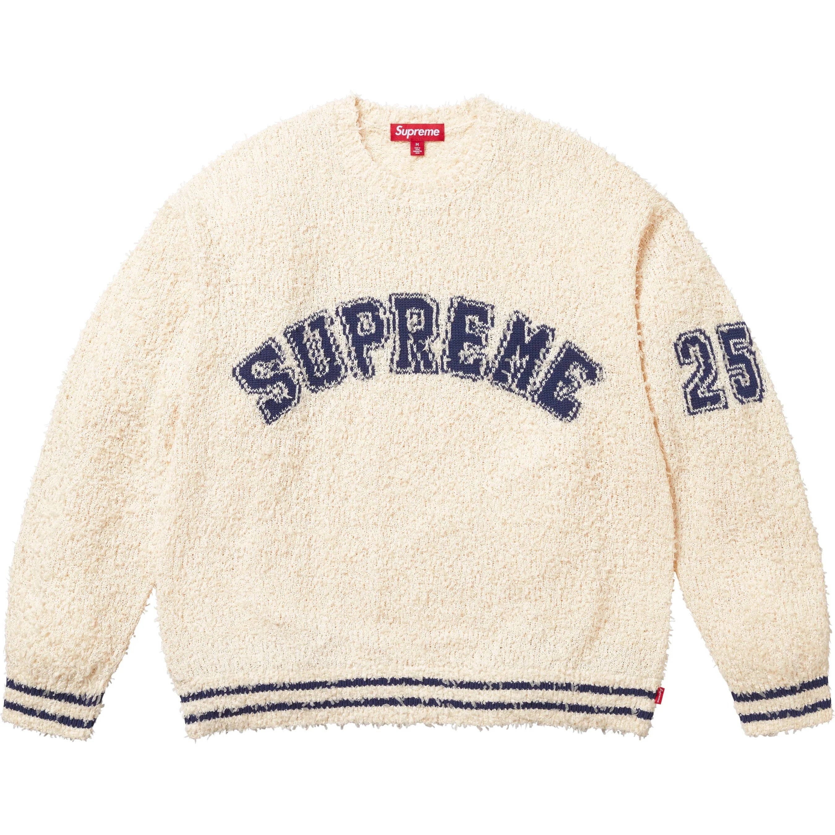 SUPREME TEXTURED ARC SWEATER