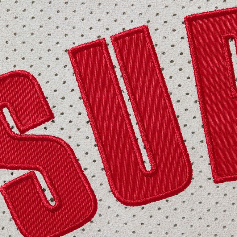 SUPREME ULTRASUEDE MESH BASEBALL JERSEY