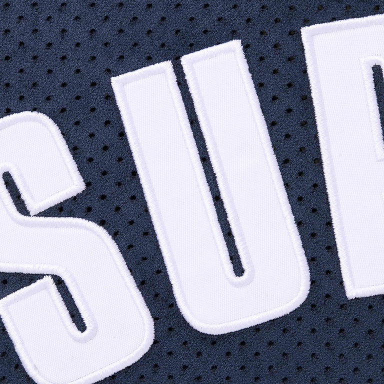 SUPREME ULTRASUEDE MESH BASEBALL JERSEY