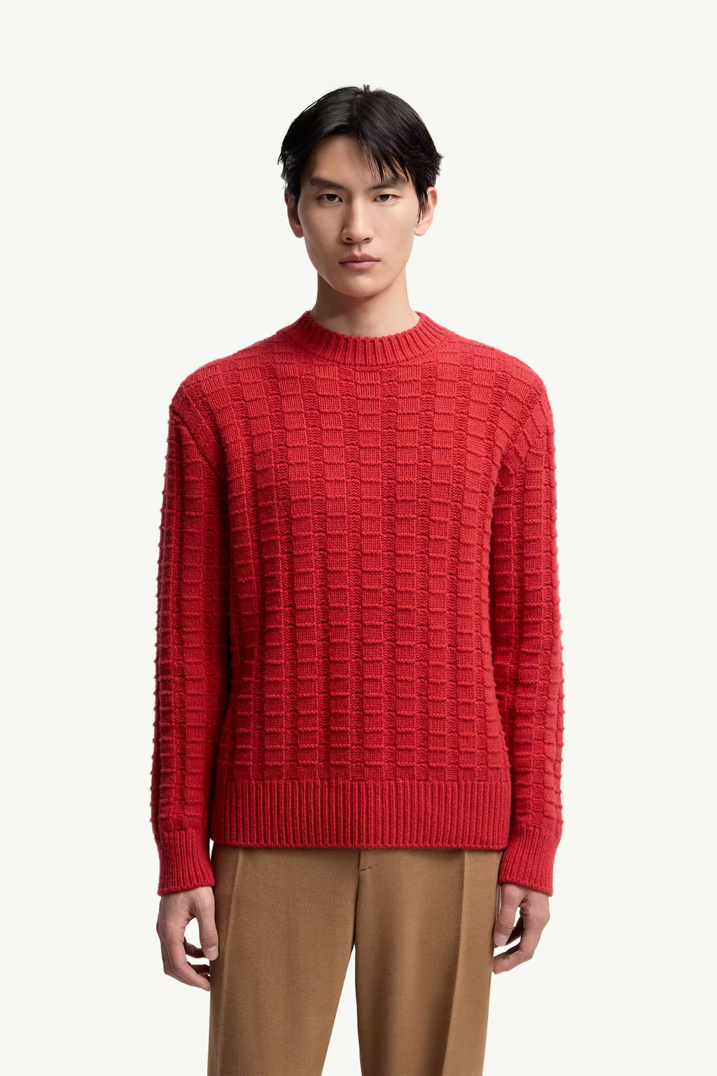 MONCLER WOOL & CASHMERE SWEATER “RED”