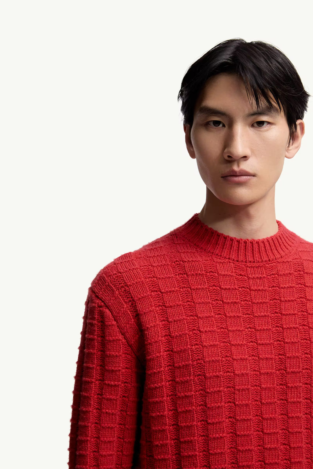 MONCLER WOOL & CASHMERE SWEATER “RED”